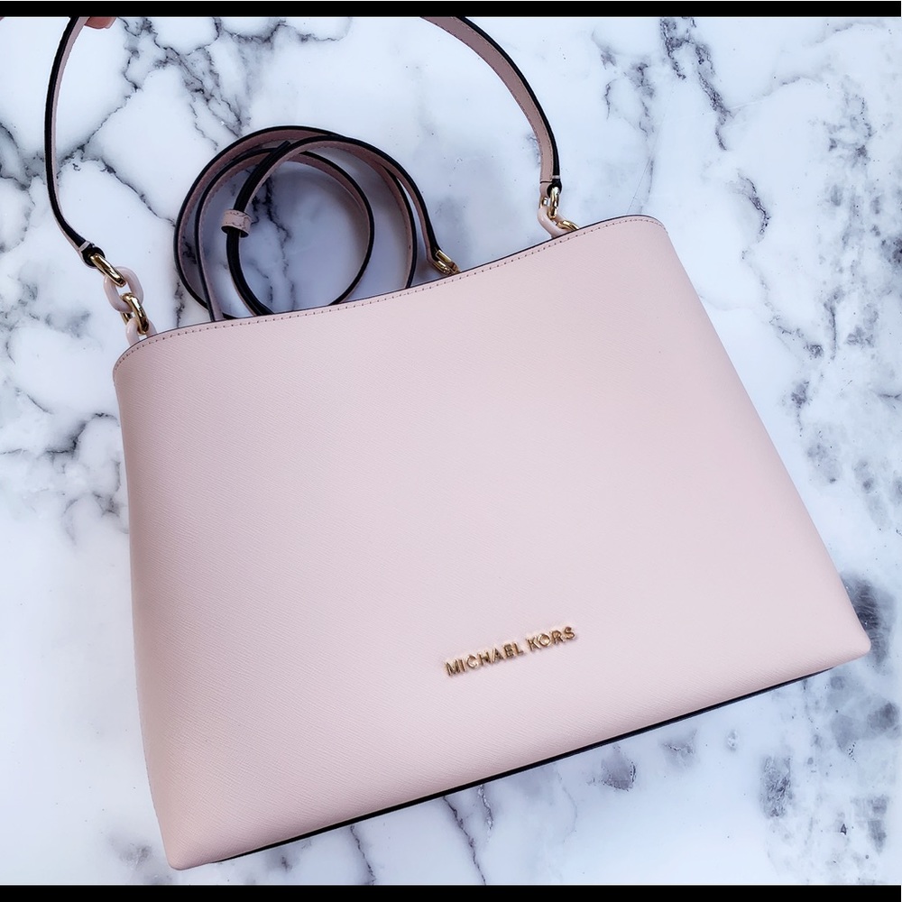 Michael kors large satchel crossbody NWT - Picture 4 of 7